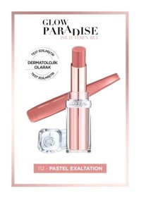 L’Oréal Paris Glow Paradise 112 Pastel Exaltation Pastel Krem Lipstick Ruj