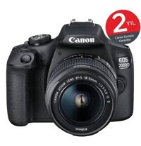 Canon EOS 2000D Şipşak 18-55 mm Full HD DSLR Dijital Fotoğraf Makinesi