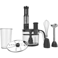 Sunny Opera Multi 1500 ml Plastik Hazneli Buz Kırıcılı Turbolu 4 Bıçaklı Blender Seti Siyah