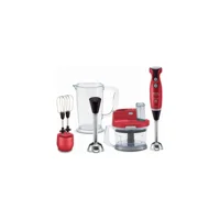 Tefal MasterBlend Activflow Pro 1500 ml Plastik Hazneli Çift Bıçaklı 3'lü Blender Seti Kırmızı