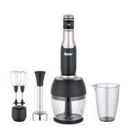 Fakir Speed Lucca 900 ml Çift Bıçaklı 3'lü Blender Seti Siyah