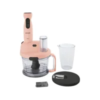 Arçelik Pastoral RHB 3910 1500 ml Plastik Hazneli Turbolu Çift Bıçaklı 3'lü Blender Seti Pembe