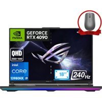 Asus Rog Strix Scar 18-N6040-A56 Dahili GeForce RTX 4090 Intel Core i9 13980HX 48 GB Ram 1 TB SSD 18 inç QHD+ FreeDos Oyuncu Laptop + Anzar Mouse