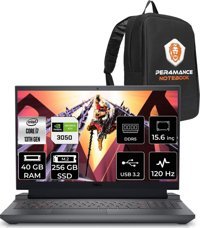 Dell Gaming G15 5530 G55302401005U Harici GeForce RTX 3050 Intel Core i7 13650HX 40 GB Ram 256 GB SSD 15.6 inç Full HD FreeDos Oyuncu Laptop + PER4 Çanta