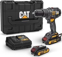 Cat DX12 18 V Darbeli Akülü Çift Akülü Şarjlı Matkap