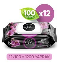 Papilion Premium Aroma 100 Yaprak 12'li Islak Mendil