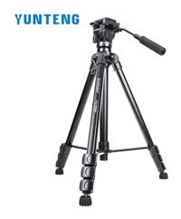 Yunteng VCT-999 Profesyonel 3 Kademeli Video Head Tripod 206 cm