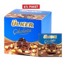 Ülker Fındıklı Sütlü Çikolata 65 gr 6'lı