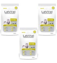 La Vital Somonlu Tahıllı Yavru Kuru Kedi Maması 3x1.5 kg