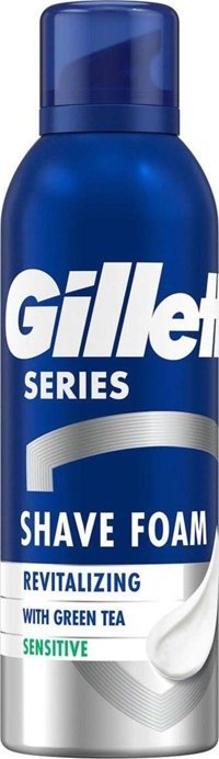 Gillette Yeşil Çay Hassas Ciltler İçin Tıraş Köpüğü 200 ml