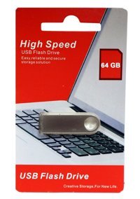 Oem USB 2.0 Usb Type-A 64 GB Flash Bellek Gümüş