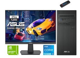 Asus Expertcenter H1S500TE-5135000020W56 Harici GeForce GT 1030 Intel Core i5 13500 64 GB Ram 256 GB SSD Tower Windows 11 Pro 27 inç Monitörlü Masaüstü Oyuncu Bilgisayarı + Zetta Flash Bellek