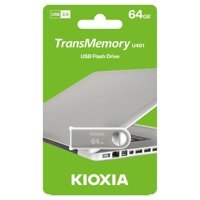 Kioxia Transmemory U401 Lu401S064Gg4 USB 2.0 Usb Type-A 64 GB Flash Bellek Gri