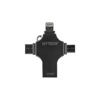 Hytech Hy-Xufo Mini Çift Taraflı USB 3.0 Lightning - Type-C 64 GB Flash Bellek Gri