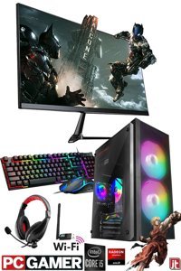 Jetucuzal J-Tech GX375 Harici Radeon R7 240 Intel Core i5 6500 16 GB Ram 512 GB SSD Tower FreeDos 20 inç Monitörlü Masaüstü Oyuncu Bilgisayarı