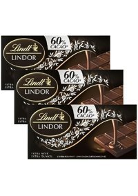 Lindt Extra Noir Bitter Çikolata 100 gr 3 Adet