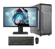 Rogame V90 Dahili Intel UHD Graphics 630 Intel Core i3 10100 8 GB Ram 240 GB SSD Tower FreeDos Masaüstü Bilgisayar