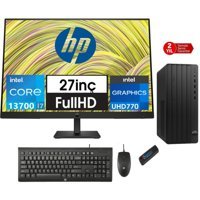 Hp 290 Pro G9 7624A8ET48 Dahili Intel UHD Graphics 770 Intel Core i7 13700 16 GB Ram 1 TB SSD Tower Windows 11 Pro 27 inç Monitörlü Masaüstü Bilgisayar + Zetta Flash Bellek