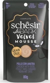 Schesir After Dark Velvet Mousse Tavuk-Ördek Yaş Kedi Maması 80 gr