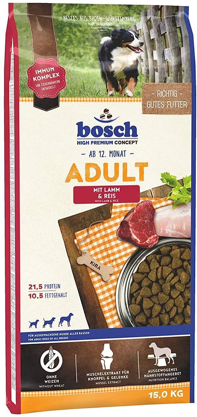 Bosch Kuzu Etli-Pirinç Büyük Irk Yetişkin Köpek Maması 15 kg