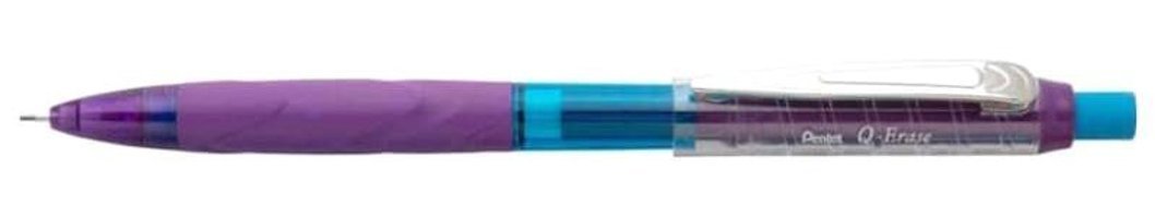 Pentel Q-erase Silgili Plastik Metalik Mor 0.7 mm Uçlu Versatil Kalem