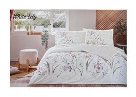 Özdilek White Lily 4 Mevsim 200x220 cm Çarşaflı Çift Kişilik Nevresim Takımı Çok Renkli