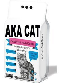 Aka Cat Topaklanan İnce Taneli Bentonit Kedi Kumu 20 lt