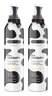 Morfose Milk Therapy İnce Telli Saçlar İçin Şekillendirici Saç Köpüğü 2x350 ml