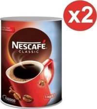 Nescafe Classic Teneke Granül Kahve 2x1 kg