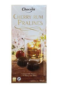 Chocolato Cherry Rum Pralin Sütlü Çikolata 160 gr