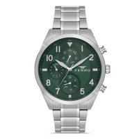 Ferro FM-31919A-A6 Takvimli 44 mm Çelik Kordon Analog Erkek Kol Saati