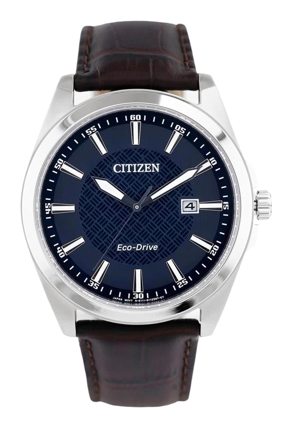 Citizen BM7108-22L Takvimli 42 mm Siyah Deri Kordon Analog Erkek Kol Saati