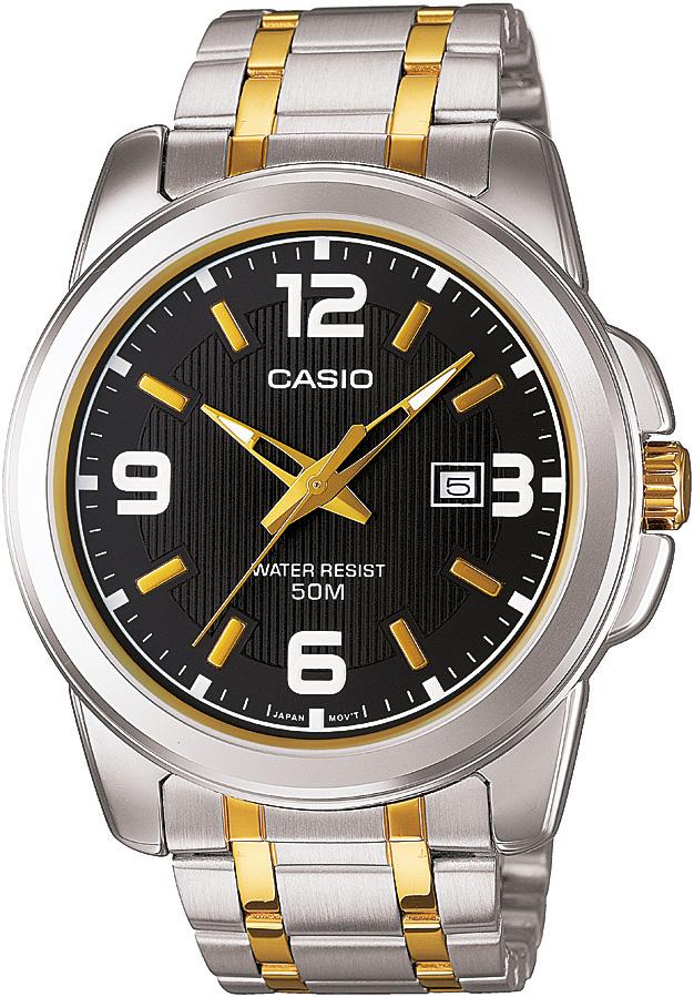 Casio MTP-1314SG-1AVDF Takvimli 45 mm Altın-Çelik Kordon Analog Kol Saati