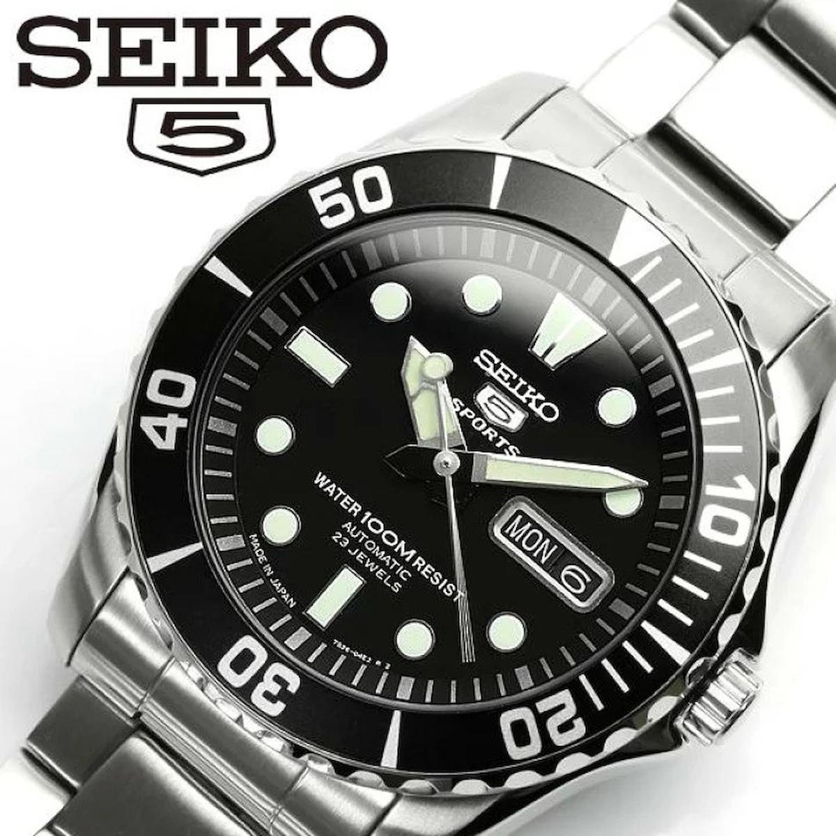 Seiko SNZF17J1 Takvimli 42 mm Çelik Kordon Analog Erkek Kol Saati