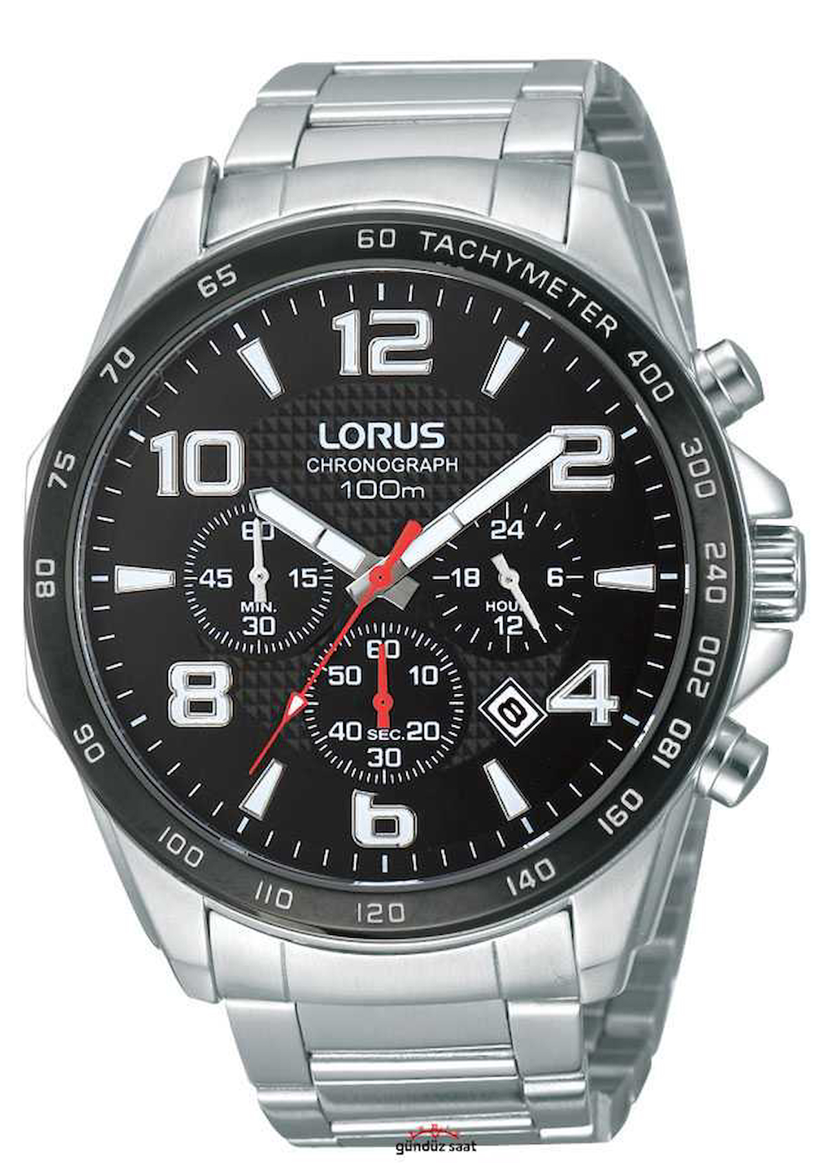 Lorus RT351CX9 Takvimli 43 mm Çelik Kordon Analog Erkek Kol Saati