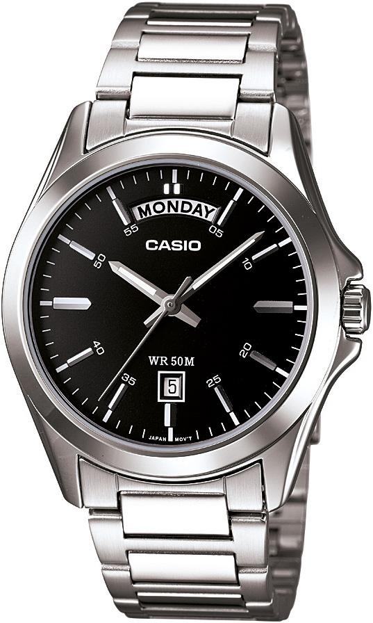 Casio MTP-1370D-1A1VDF Takvimli 39.8 mm Çelik Kordon Analog Kol Saati