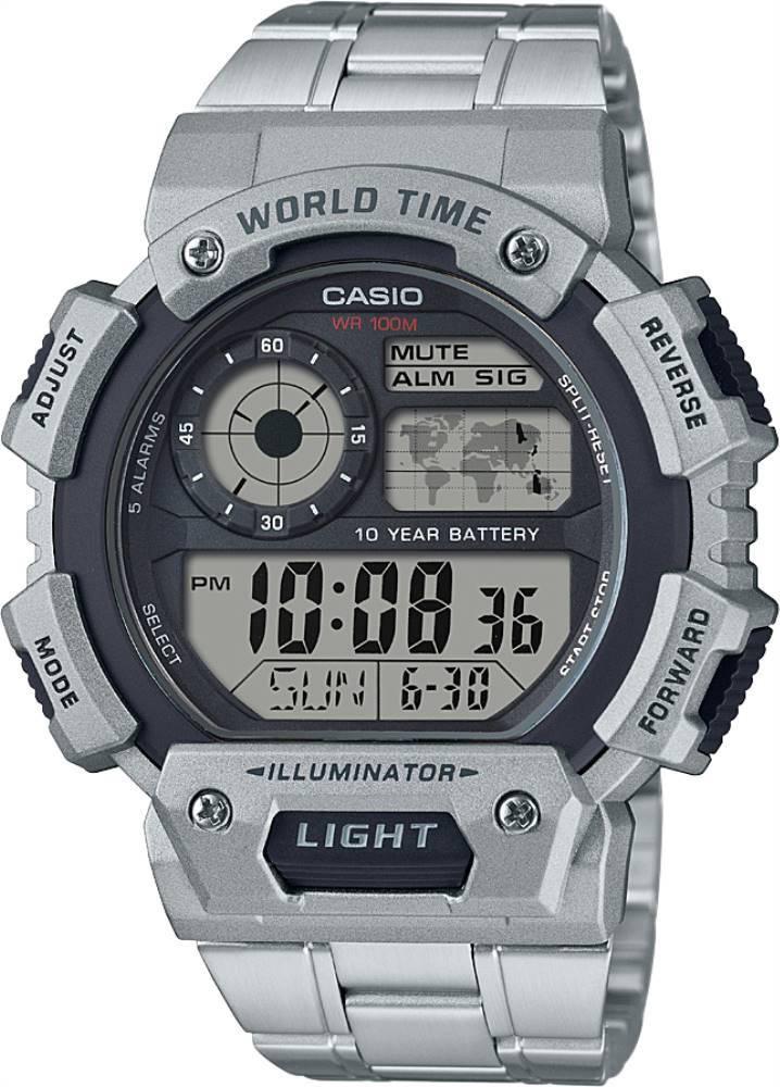 Casio AE-1400WHD-1AVDF Takvimli 51.4 mm Metal Kordon Analog Erkek Kol Saati