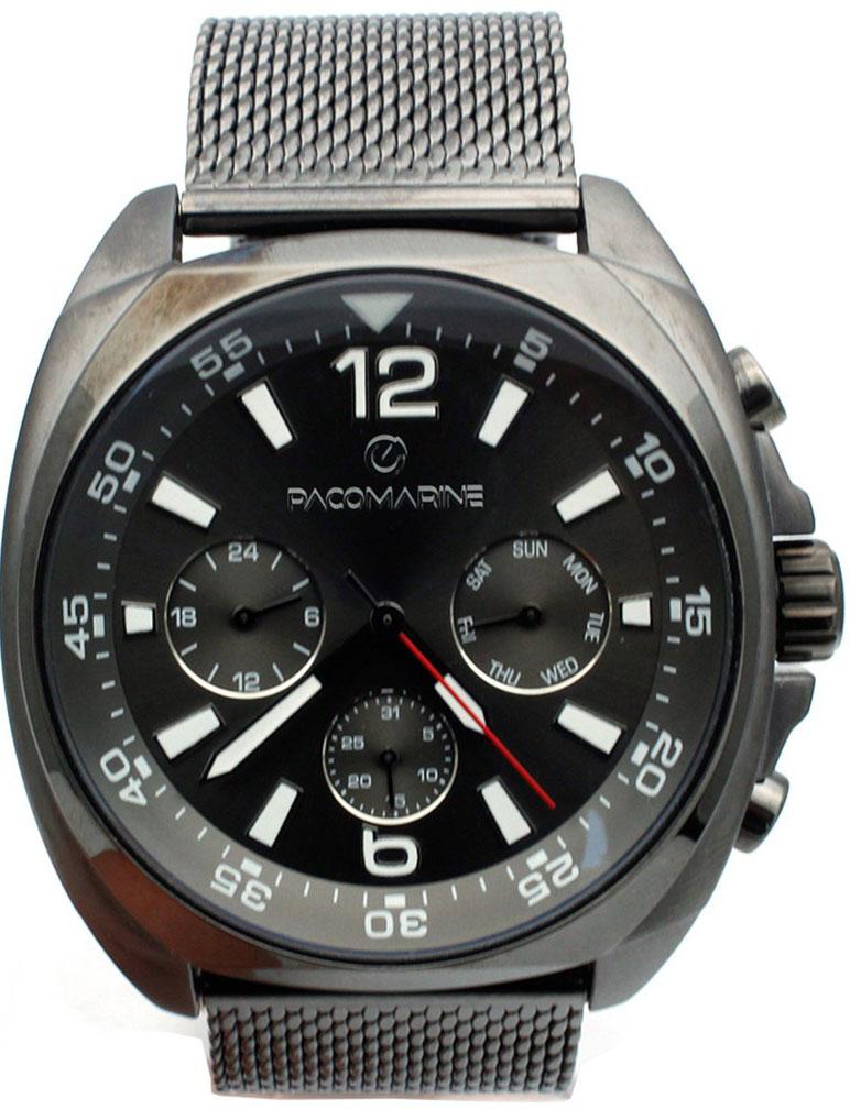 Pacomarine PM.61220.06 Takvimli 42 mm Çelik Kordon Analog Kol Saati