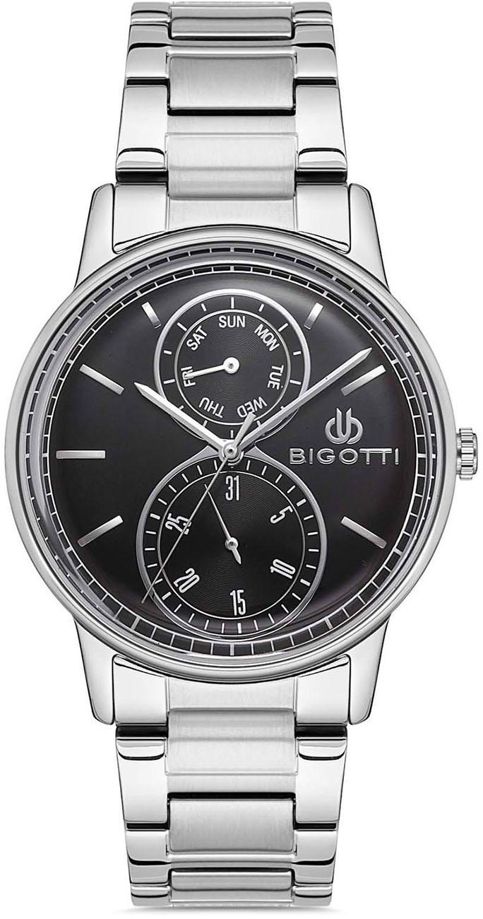 Bigotti BG.1.10192.2 Takvimli 41 mm Çelik Kordon Analog Kol Saati