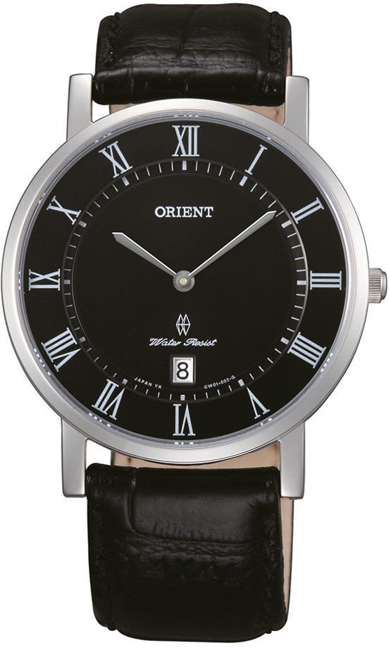 Orient FGW0100GB0 Takvimli 38 mm Siyah Deri Kordon Analog Kol Saati