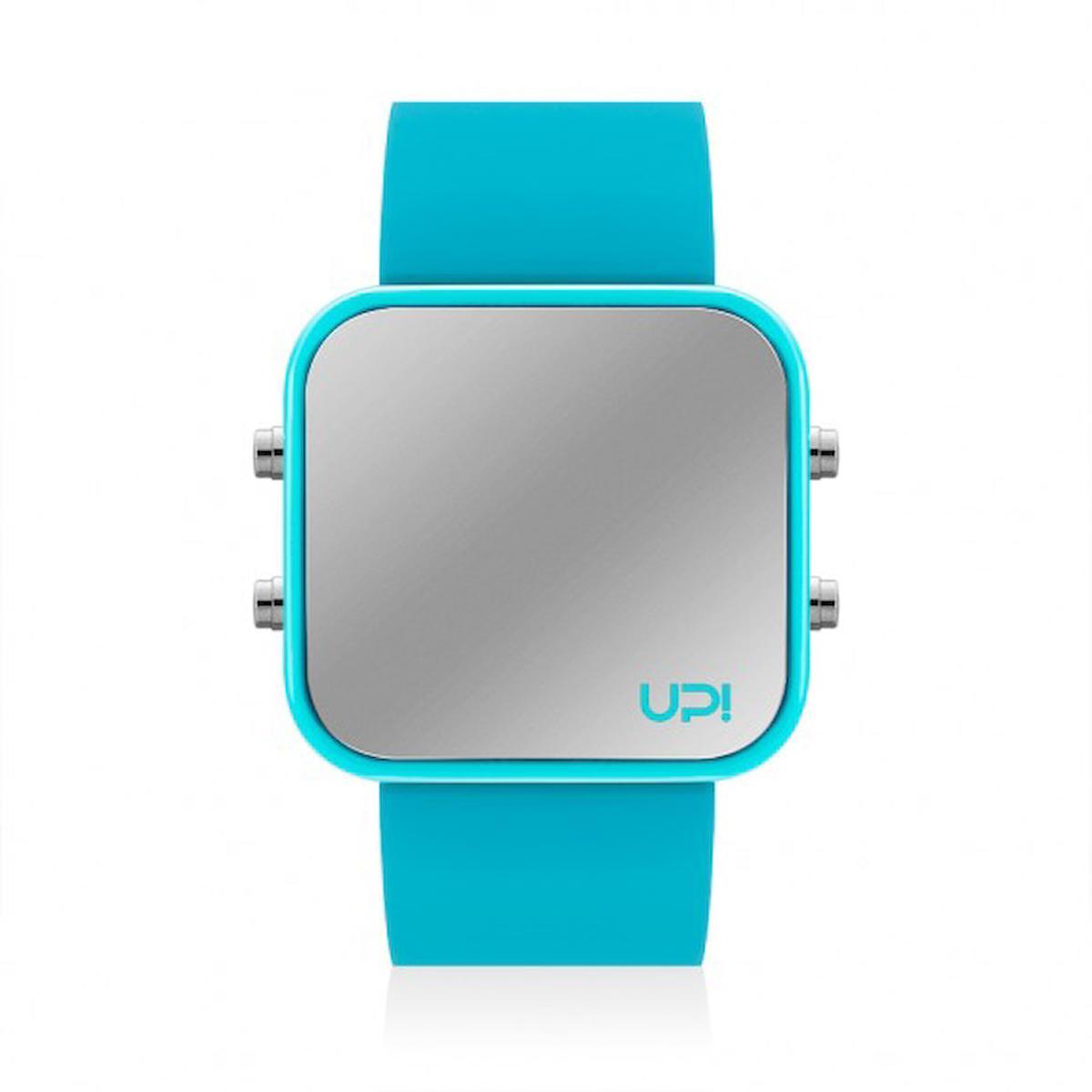 Upwatch Turquoise-451 Takvimli 42 mm Turkuaz Silikon Kordon Dijital Kol Saati