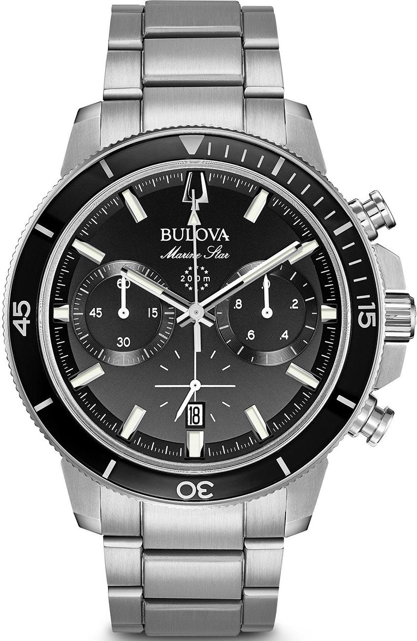 Bulova 96B272 Takvimli 45 mm Çelik Kordon Analog Kol Saati