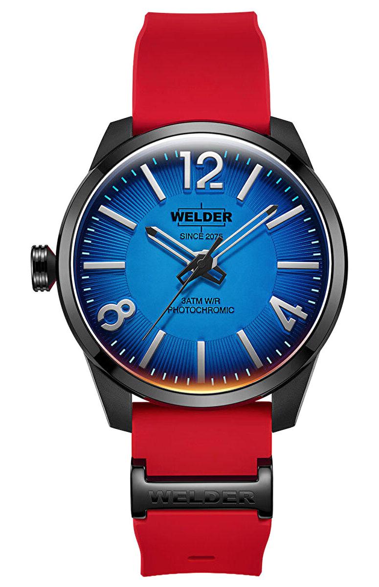 Welder Watch WWRL1006 46 mm Kırmızı Silikon Kordon Analog Erkek Kol Saati