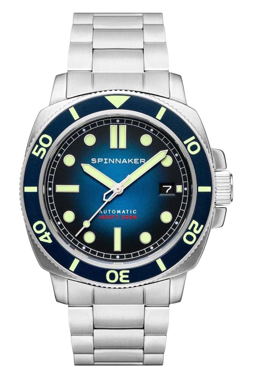 Spinnaker SP-5088-22 Takvimli 42 mm Gri Silikon Kordon Analog Erkek Kol Saati