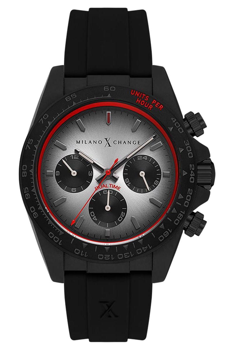 Milano X Change MXG2114 Takvimli 43 mm Siyah Plastik Kordon Analog Erkek Kol Saati