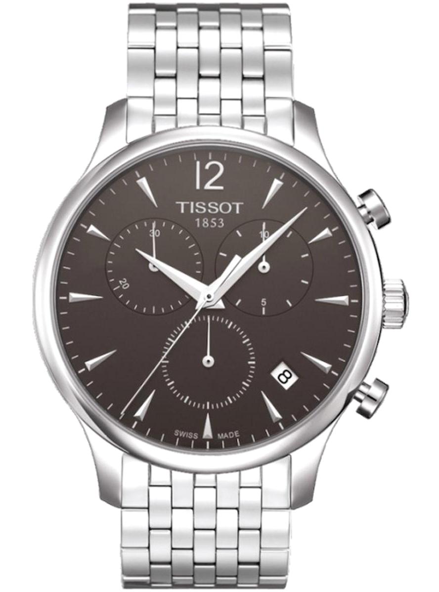 Tissot T0636171106700 Takvimli 44 mm Çelik Kordon Analog Erkek Kol Saati