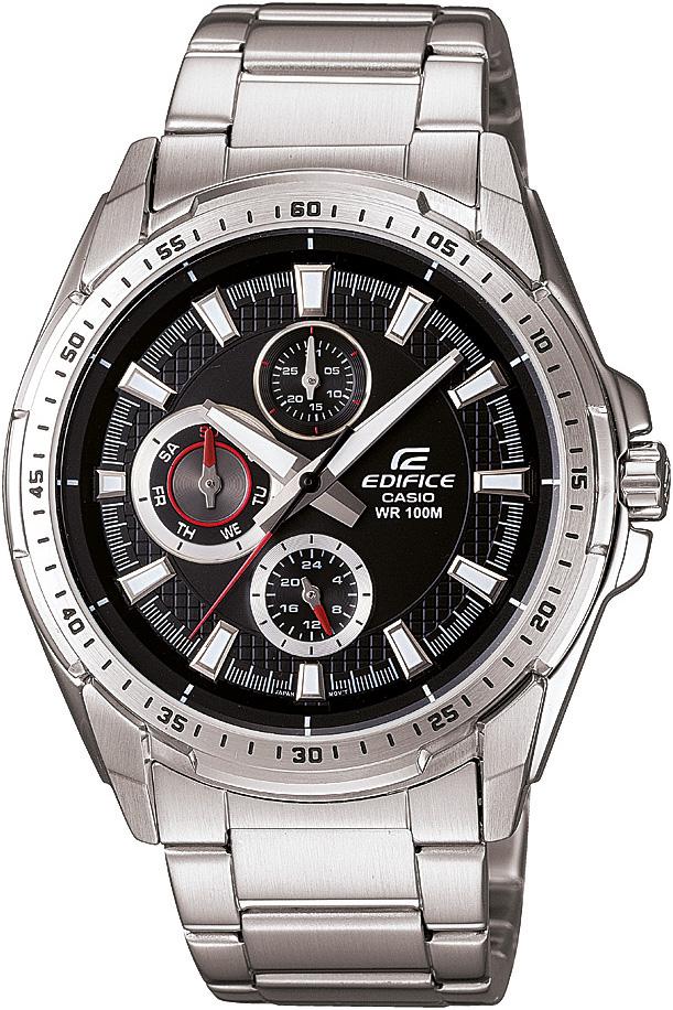 Casio EF-336D-1A Takvimli 44 mm Çelik Kordon Analog Kol Saati