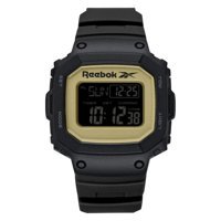 Reebok RV-POD-G9-PBPB-B2 Takvimli 48 mm Siyah Plastik Kordon Analog Kol Saati