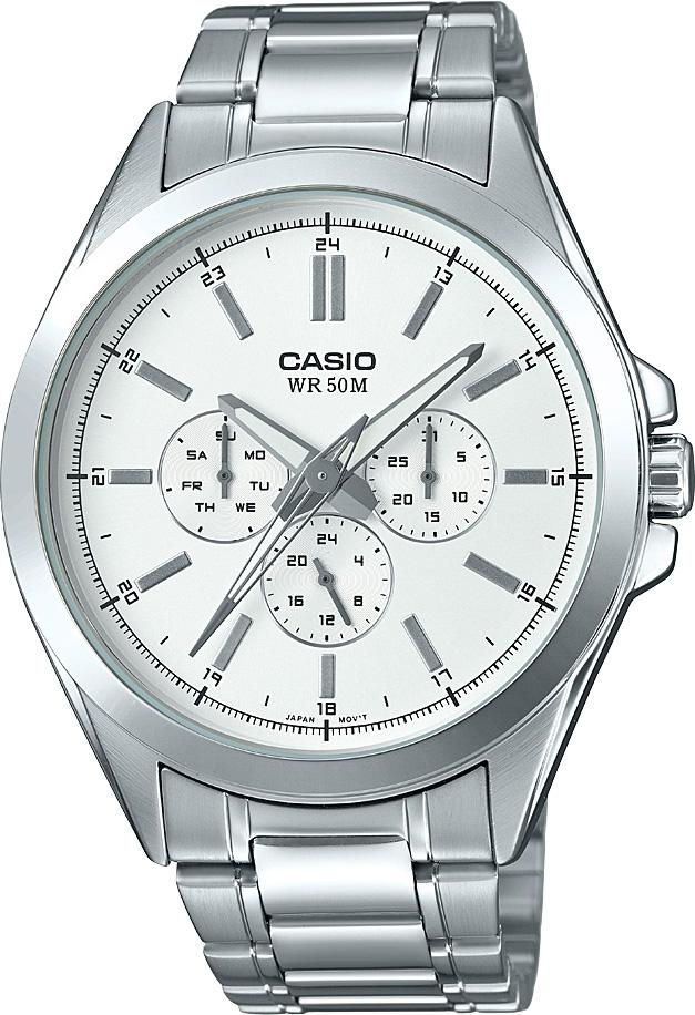 Casio MTP-SW300D-7AVDF Takvimli 46 mm Çelik Kordon Analog Kol Saati