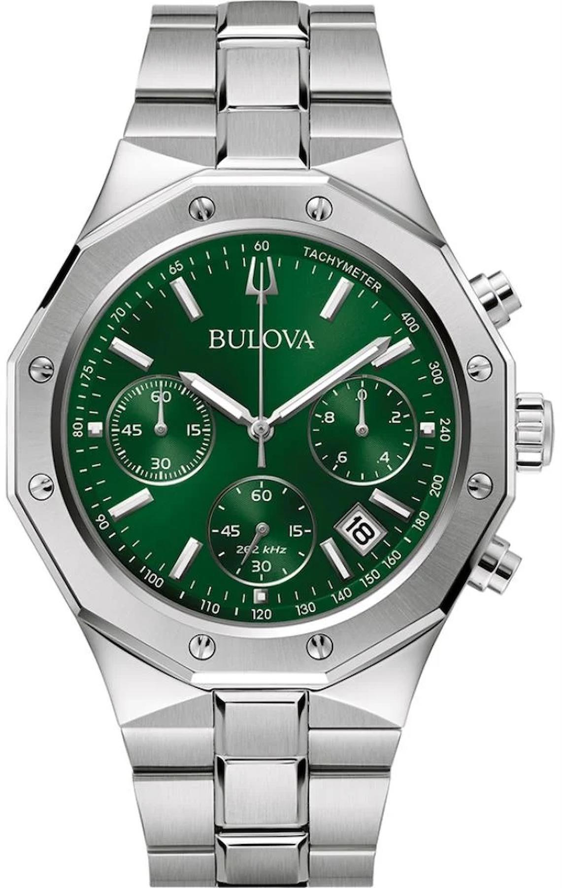 Bulova 96B409 Takvimli 44 mm Çelik Kordon Analog Erkek Kol Saati